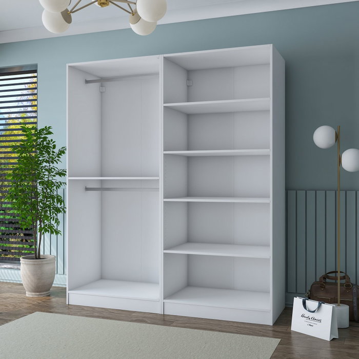 Hanah Home Armario Blanco BA194 - 4574